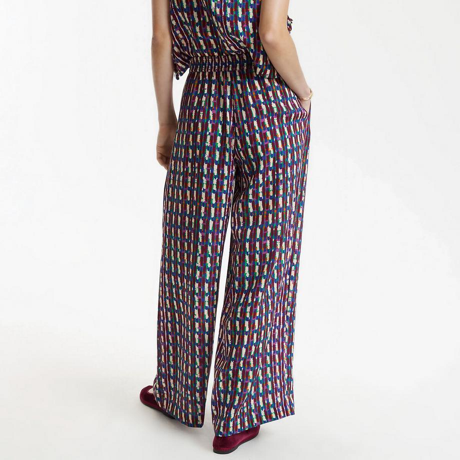 La Redoute Collections Bedruckte weite Hose mit elastischem Bund  