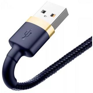 Baseus  CALKLF-CV3 Lightning-Kabel 2 m Blau, Gold 