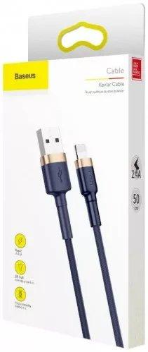 Baseus  CALKLF-CV3 Lightning-Kabel 2 m Blau, Gold 