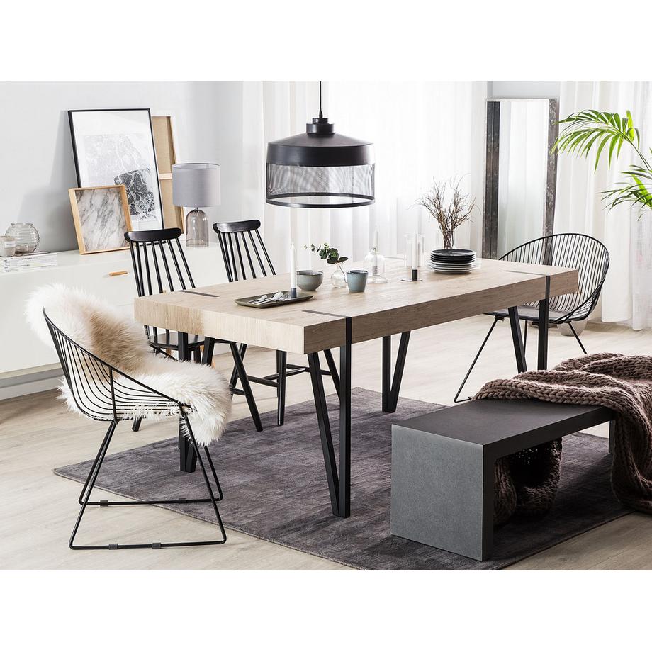 Beliani Esstisch aus MDF-Platte  ADENA  