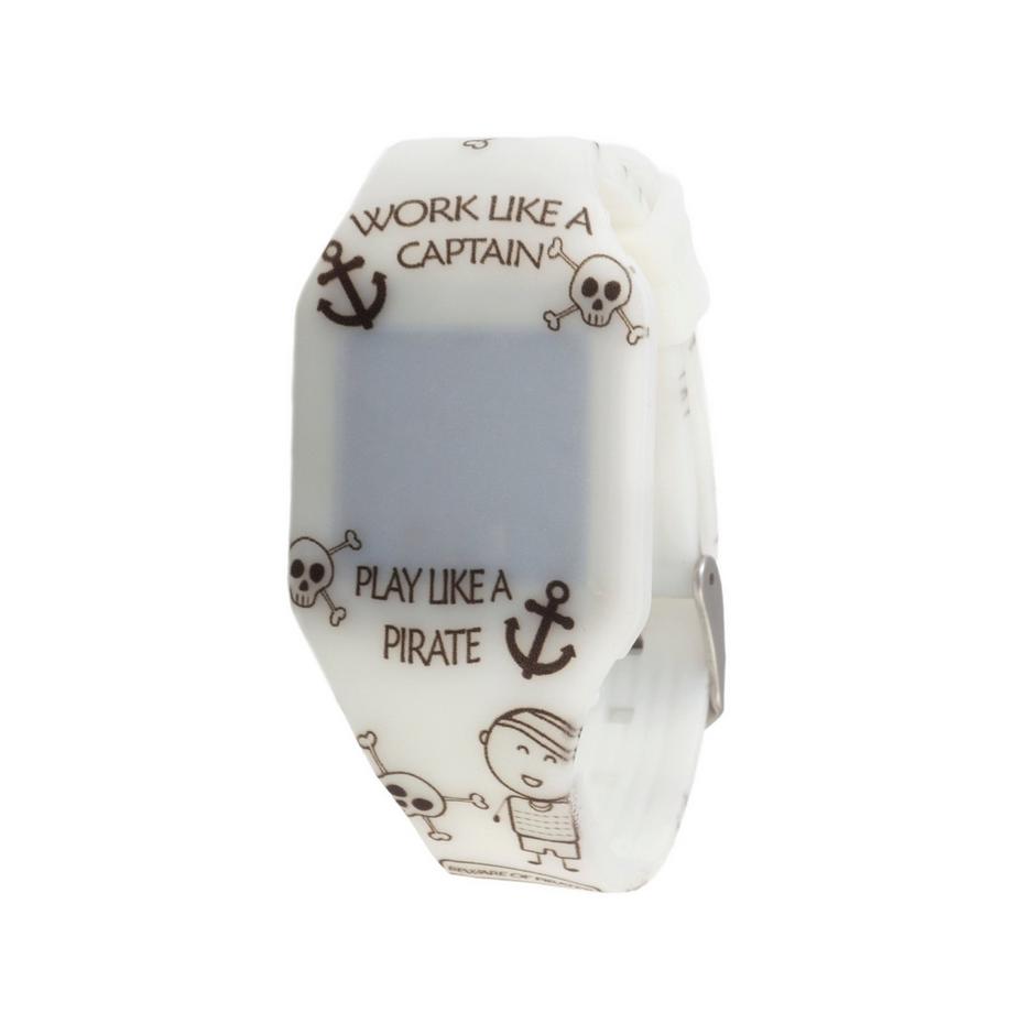 Kiddus  Digital LED  Kinderuhr Pirates 