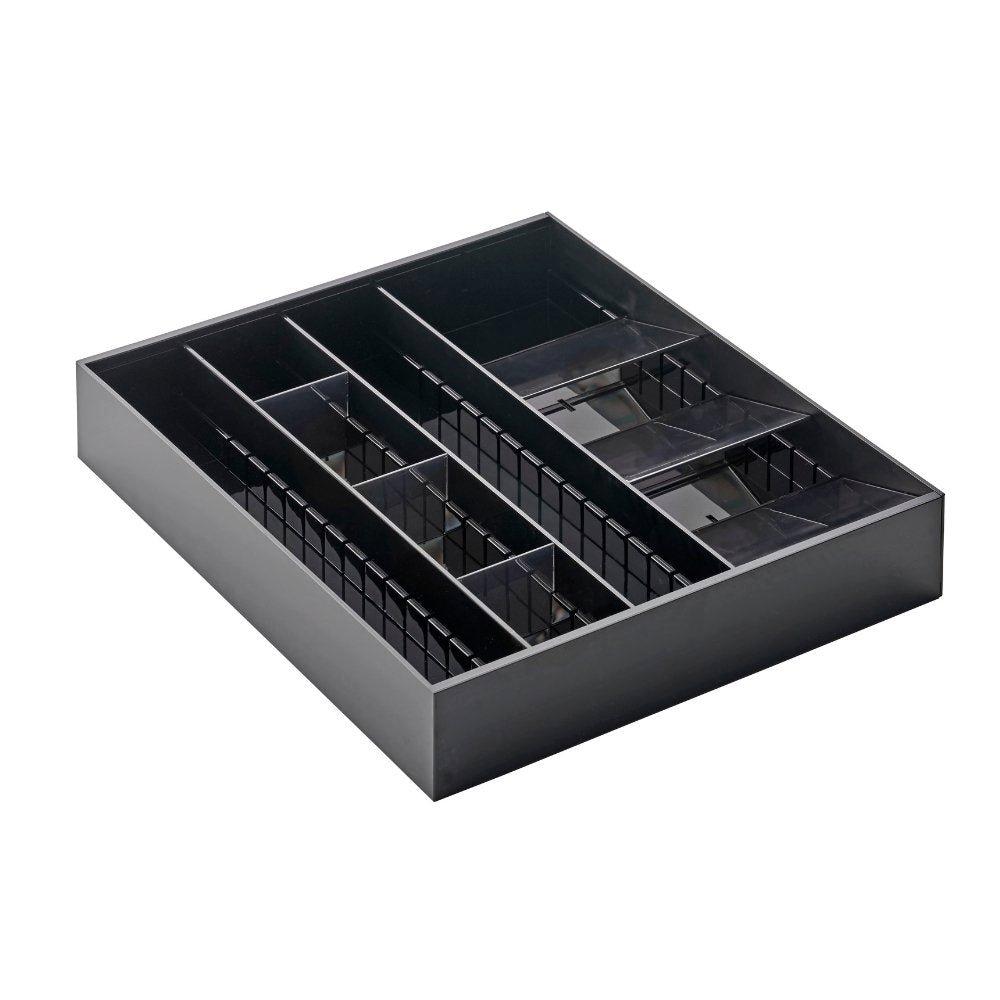 Yamazaki  TOWER Schubladen Organizer Besteck   Schwarz 