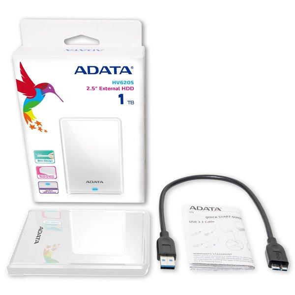 ADATA  ADATA AHV620S-1TU3-CWH Externe Festplatte 1000 GB Weiß 