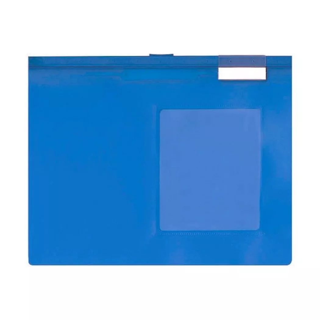 BÜROLINE – Hängemappe A4 664057 blau, mit Sichtfenster 3 Stk., 21cm