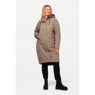 Ulla Popken  Cappotto funzionale HYPRAR con cappuccio, cerniera a cursore doppio e materiale riciclato 