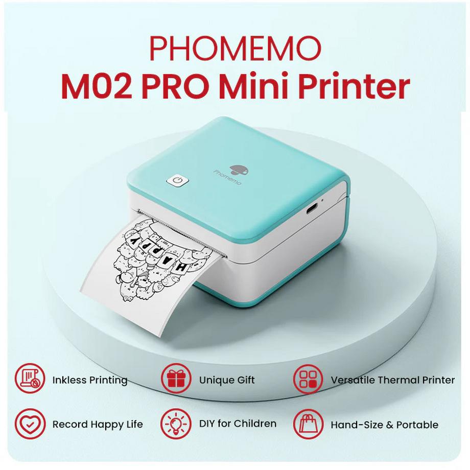 Phomemo  M02 PRO Bluetooth Mini-Drucker 