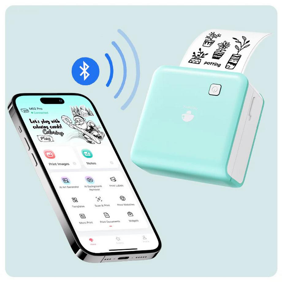 Phomemo  M02 PRO Bluetooth Mini-Drucker 