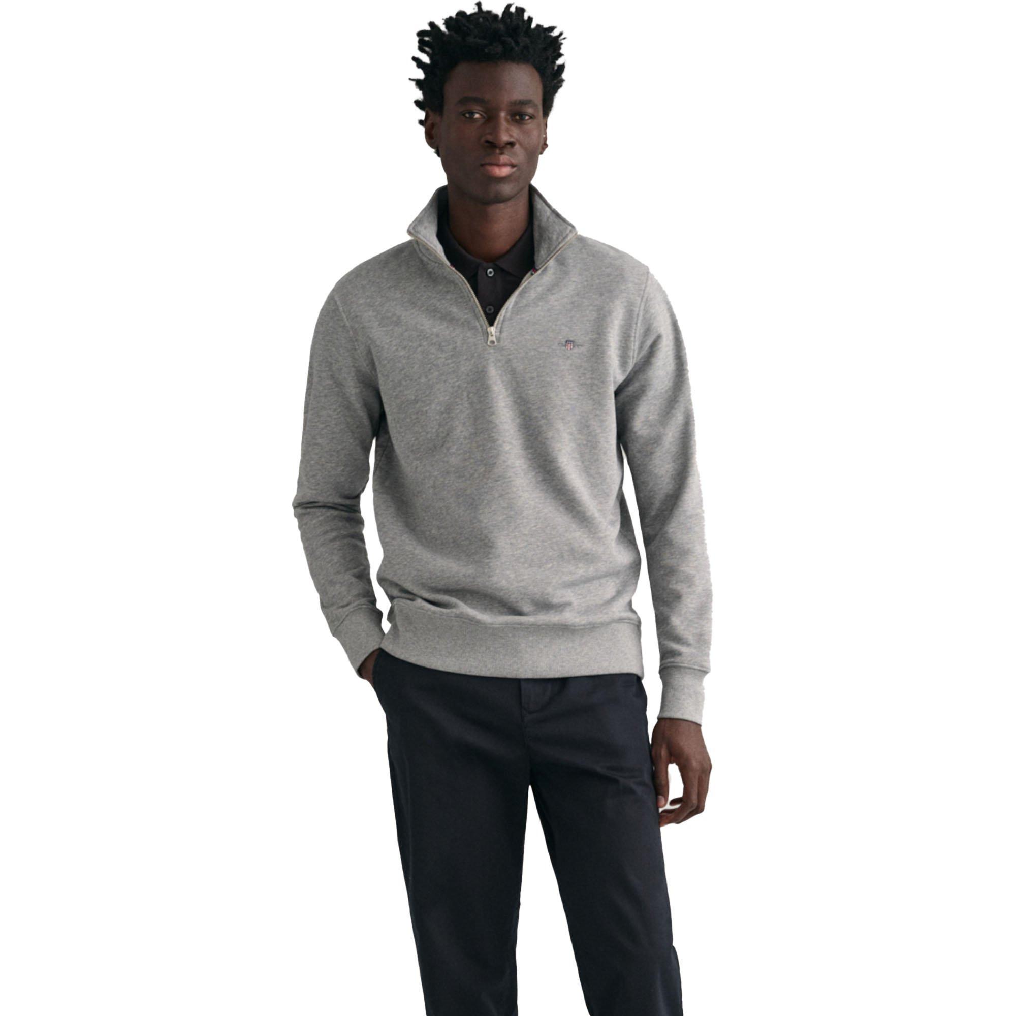 GANT Regular Shield Half Zip Sweatshirt  