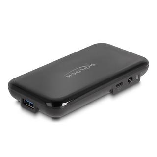 DeLock  Hub USB 3.2 Gen 2 a 7 porte con 4 porte USB Tipo-A e 3 porte USB Type-C 