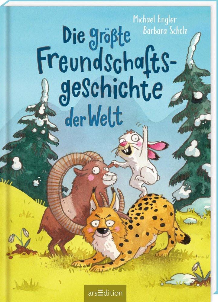 Die größte Freundschaftsgeschichte der Welt Engler, Michael; Scholz, Barbara (Illustrationen) Copertina rigida 