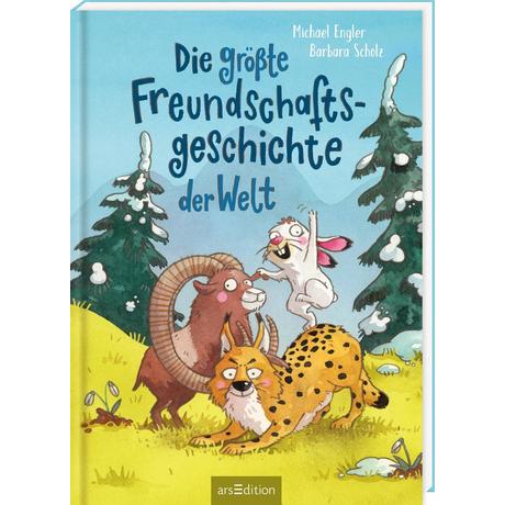 Die größte Freundschaftsgeschichte der Welt Engler, Michael; Scholz, Barbara (Illustrationen) Copertina rigida 