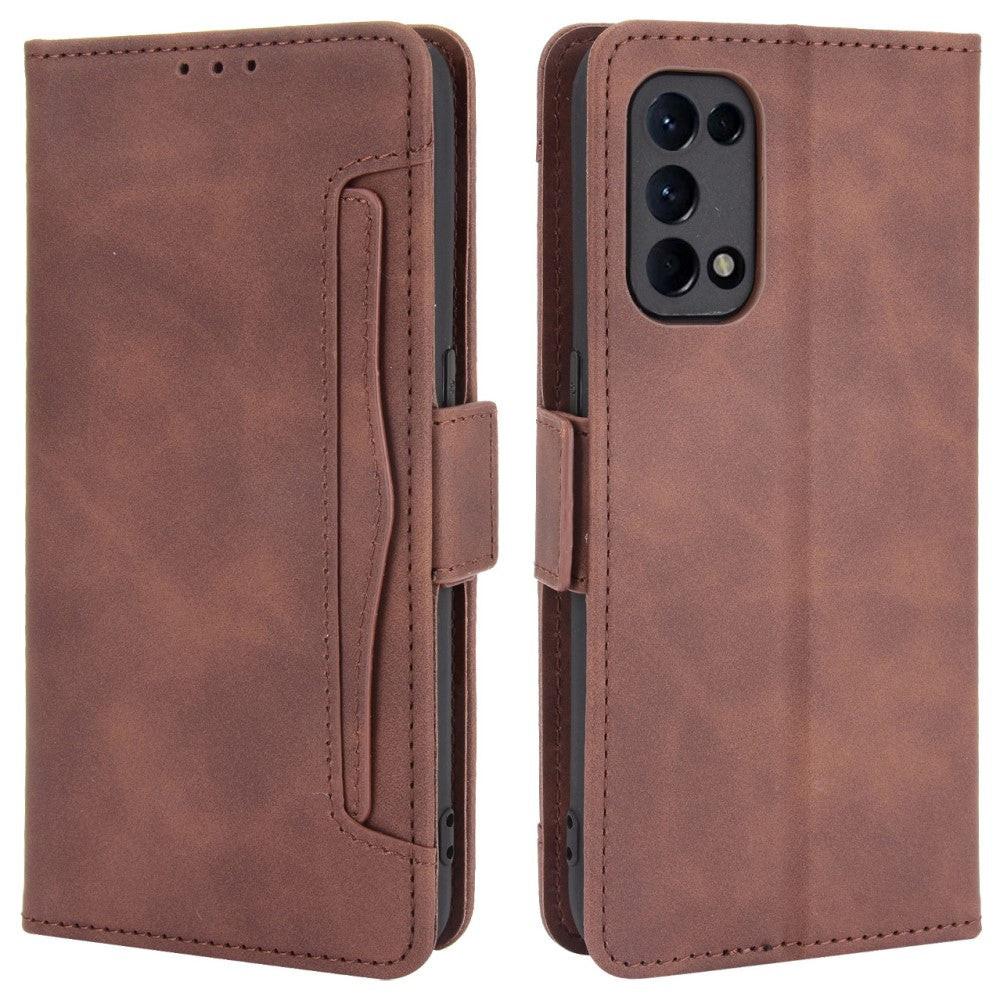 Cover-Discount  OPPO Find X3 Lite - Etui avec de nombreux compartiments pour cartes bleu foncé 