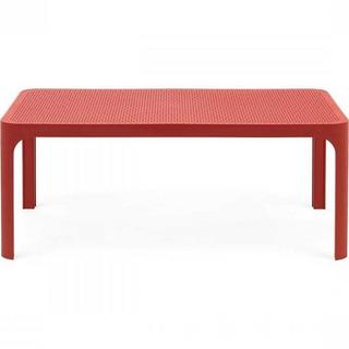 NARDI outdoor Table d'appoint de jardin Net corail 100x60  