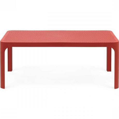 NARDI outdoor Table d'appoint de jardin Net corail 100x60  