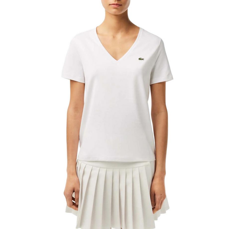 LACOSTE V-Ausschnitt Kurzarm T-Shirt  