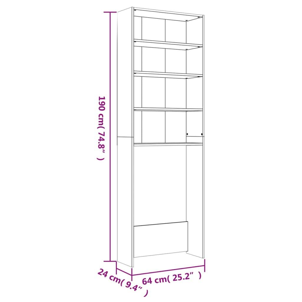 VidaXL Meuble pour machine à laver  