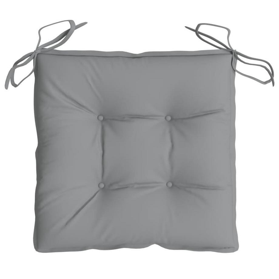 VidaXL Coussins de chaise 2 pcs   40x40x7 cm Tissu  