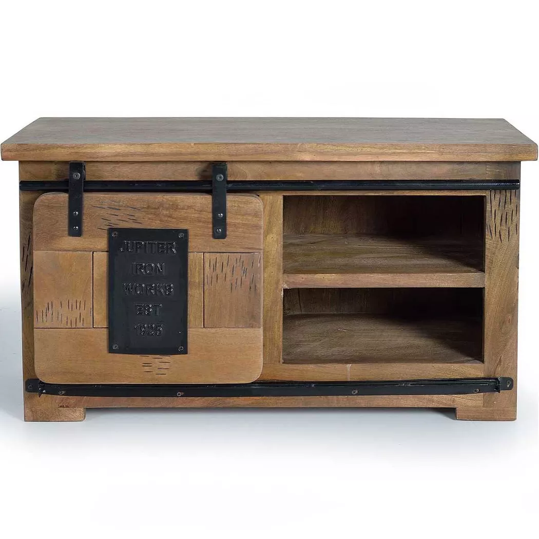 mutoni - TV-Möbel Acia Akazienholz natur 90, One Size, Braun