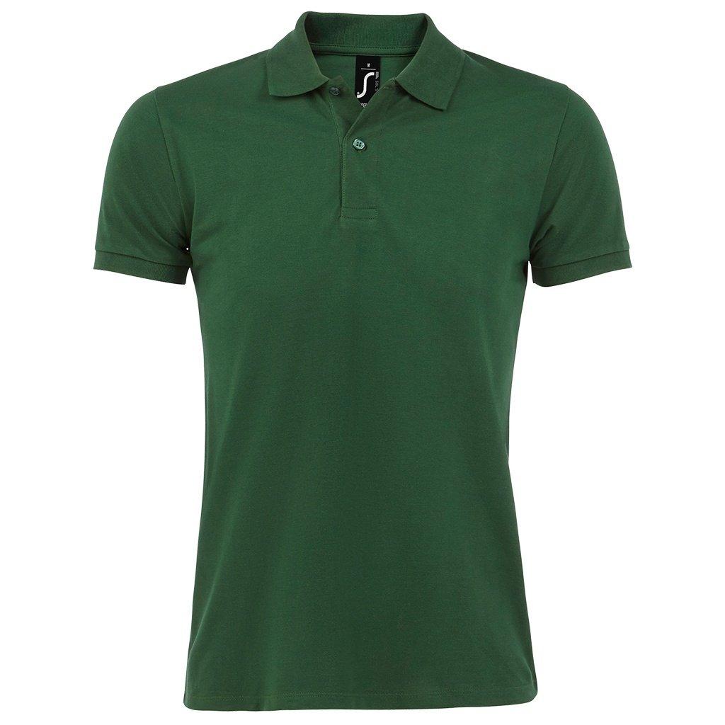 Image of Mens Perfect Pique Poloshirt, Kurzarm Herren Grün XL