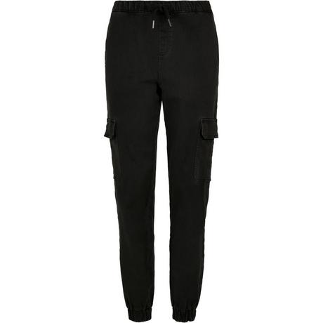 URBAN CLASSICS High Waist Knitted Denim Cargohose  