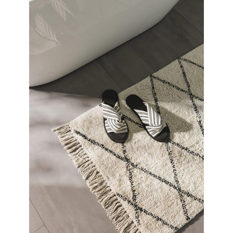 Benuta Badematte Naomi Cream  