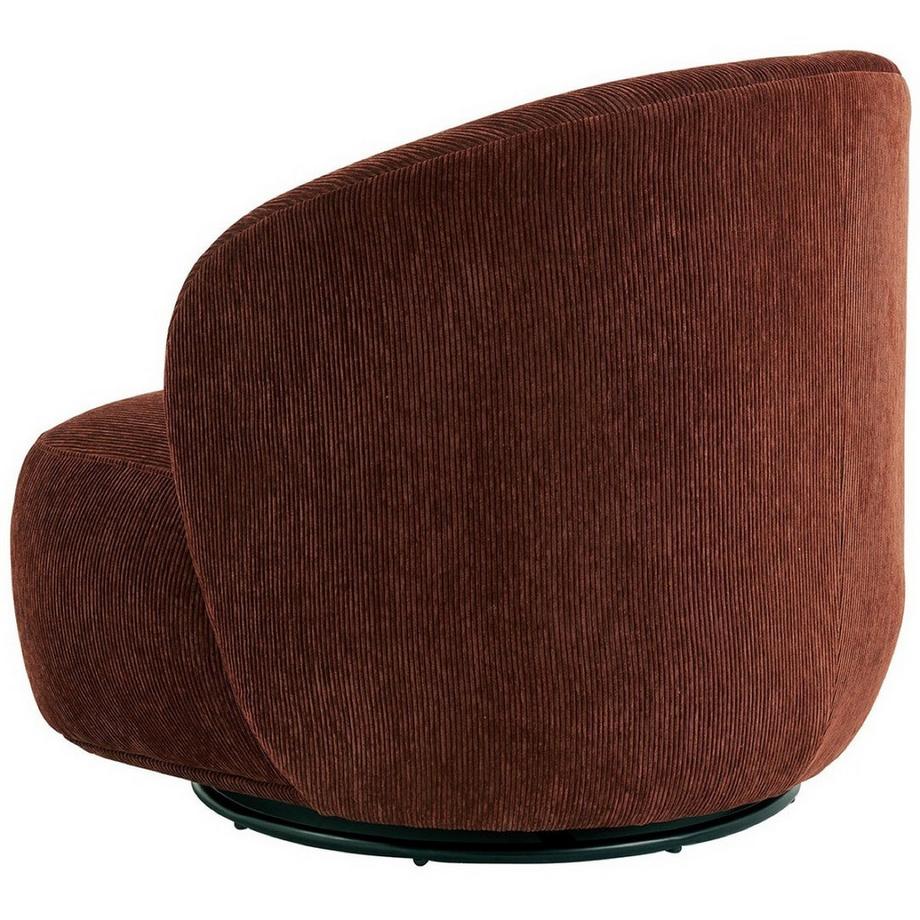 Blanc d'Ivoire Fauteuil Lisette Cordon rouge brique  