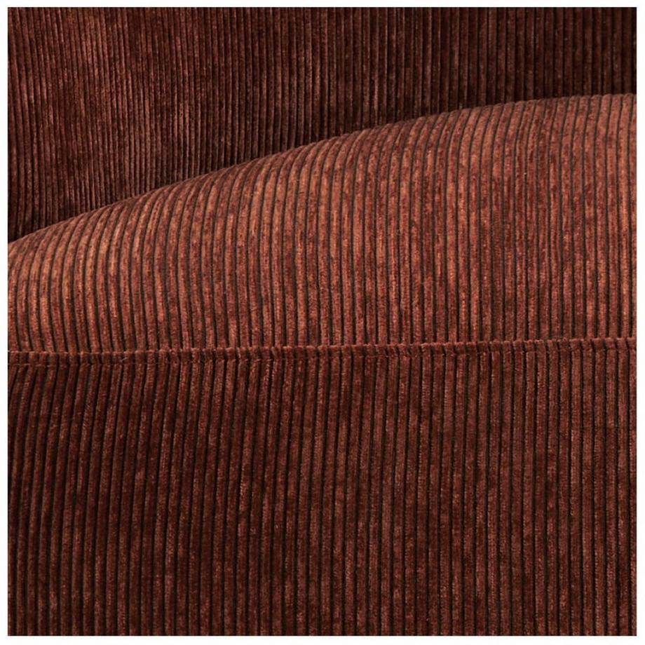 Blanc d'Ivoire Fauteuil Lisette Cordon rouge brique  