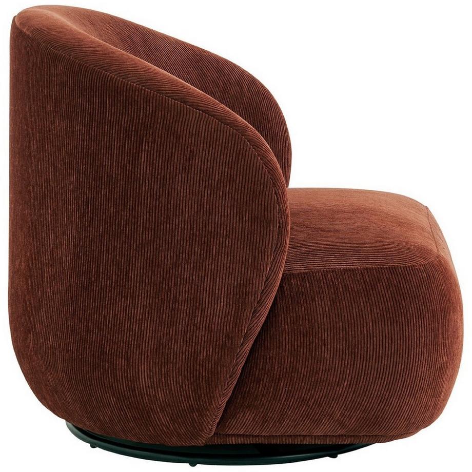 Blanc d'Ivoire Fauteuil Lisette Cordon rouge brique  