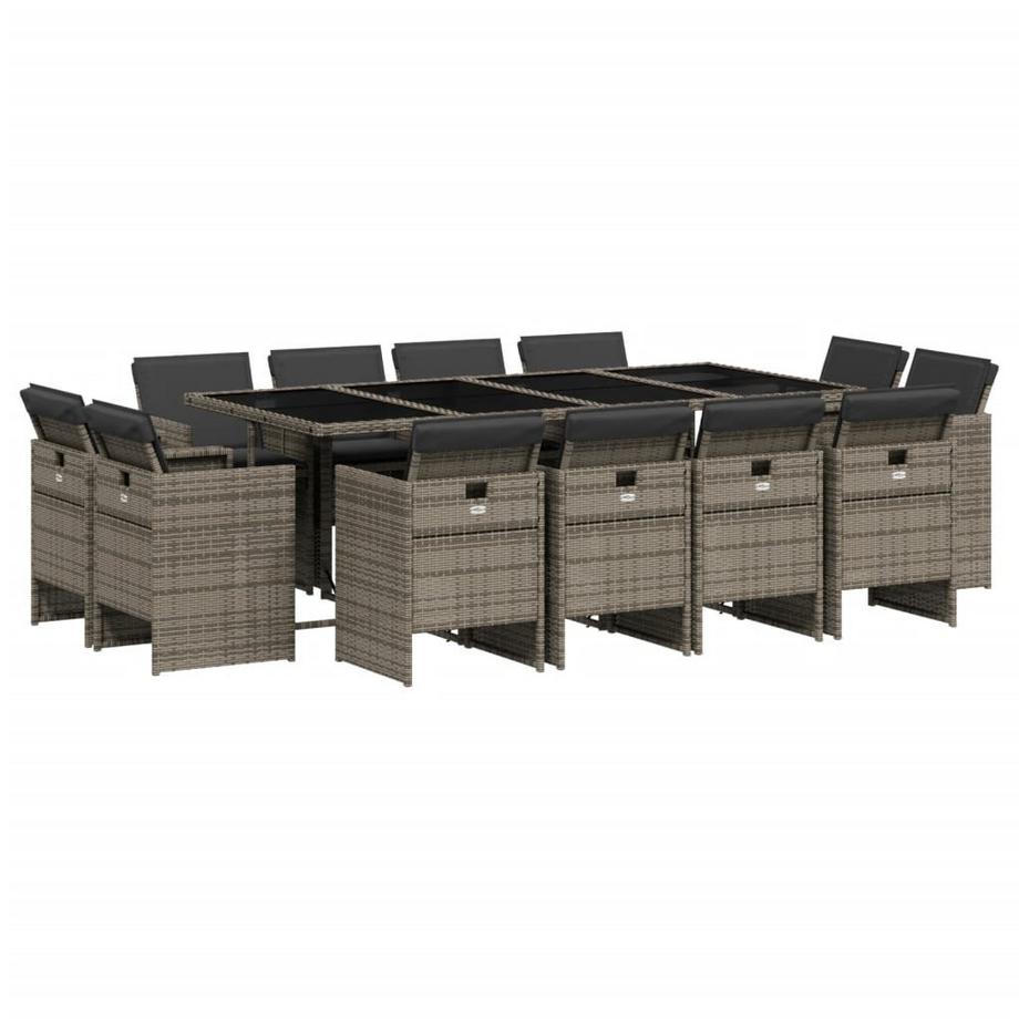 set da pranzo da giardino Polirattan