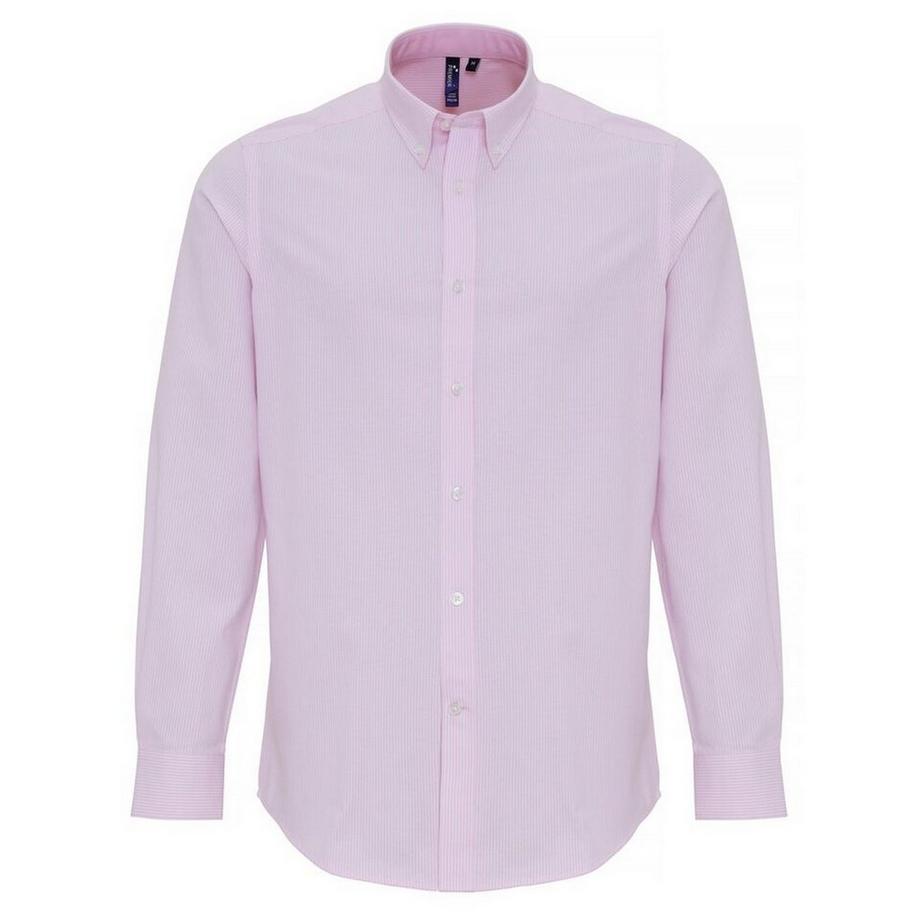 Chemise à rayures en coton riche Oxford