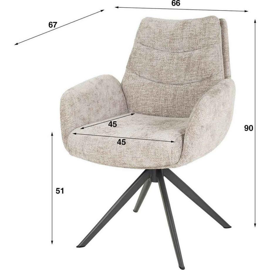 mutoni Poltrona Lounge Rich tortora  