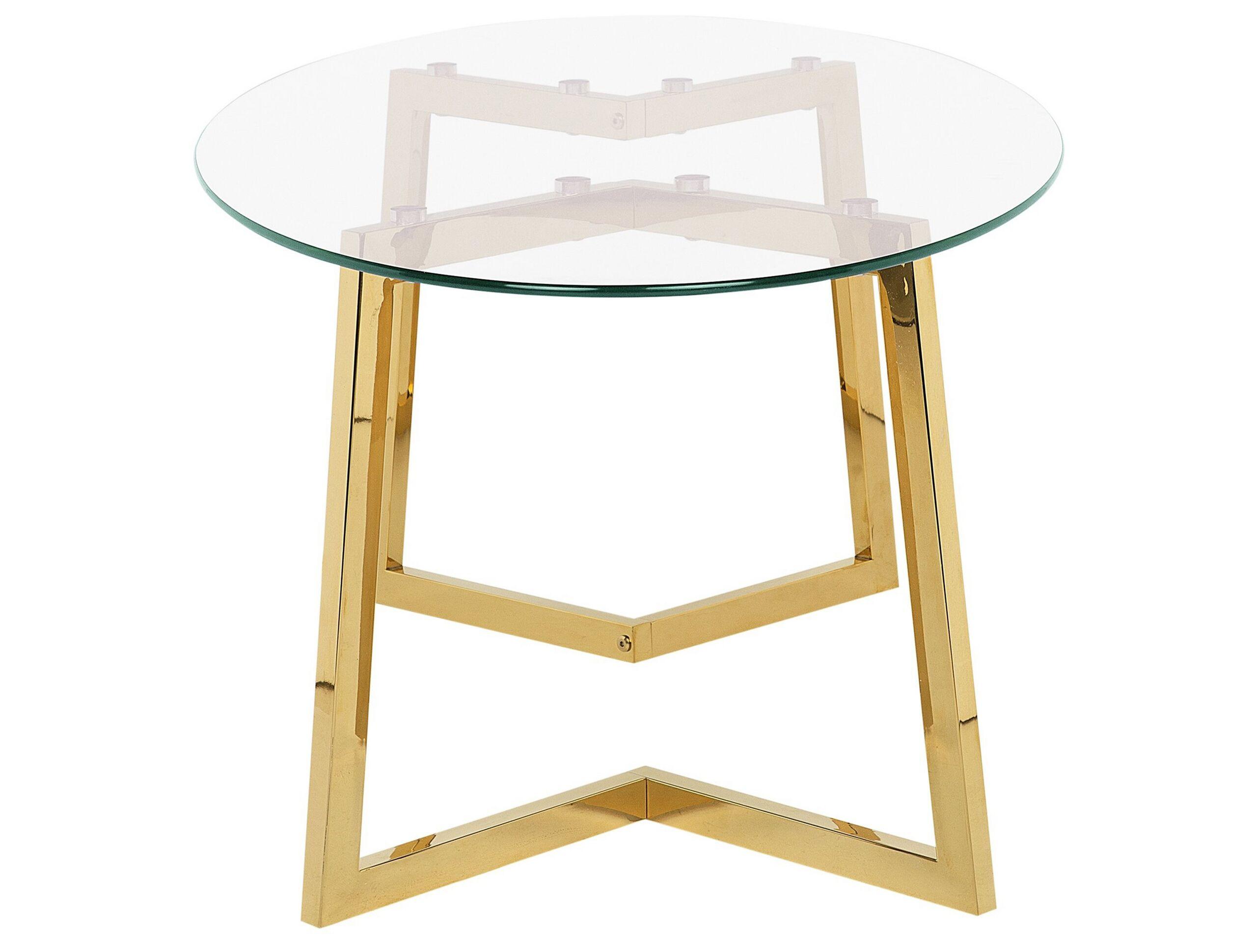 Beliani Table basse en Verre Glamour FRESNO  