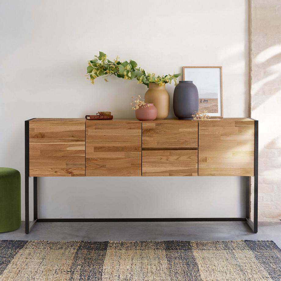 La Redoute Intérieurs  Sideboard aus Eiche und Furnier 