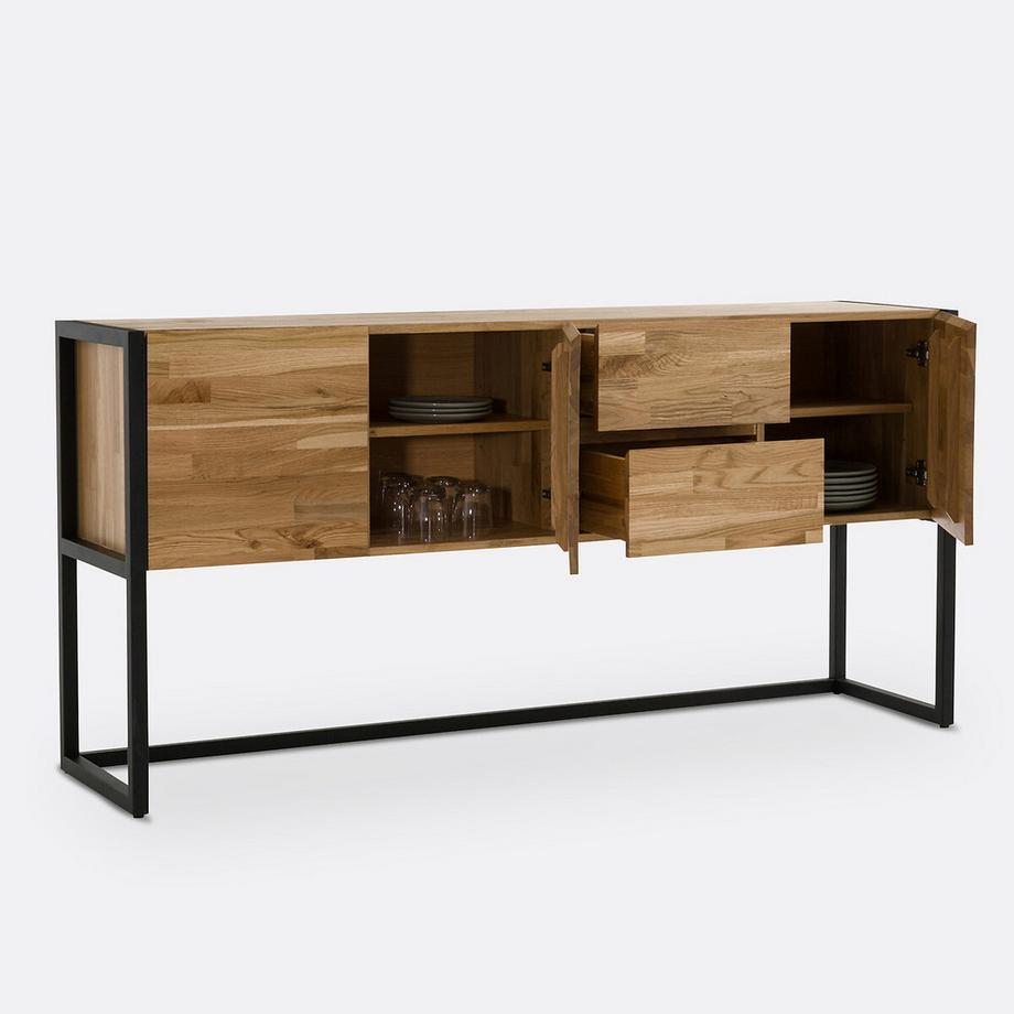 La Redoute Intérieurs  Sideboard aus Eiche und Furnier 
