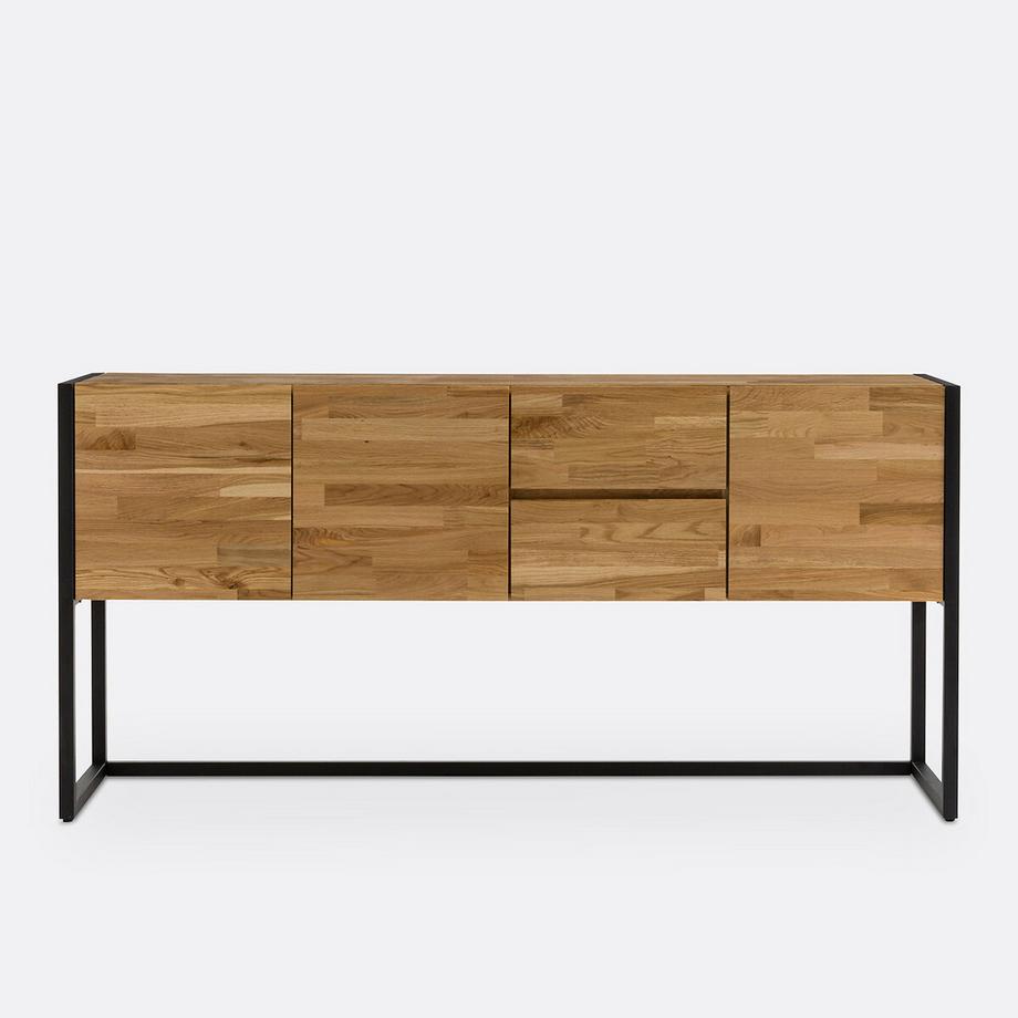 La Redoute Intérieurs  Sideboard aus Eiche und Furnier 