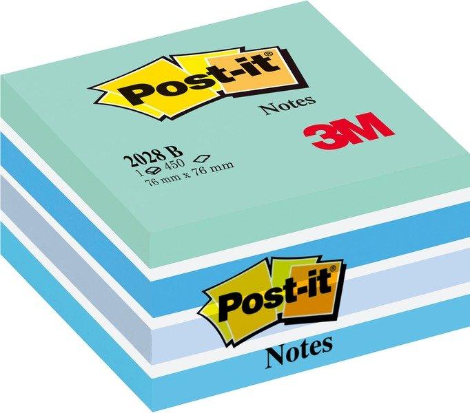 Image of Post-it Haftnotizwürfel 76 x 45 x 76 mm 450 Blatt Post-it Haftnotizwürfel 76 x 45 x 76 mm 450 Blatt