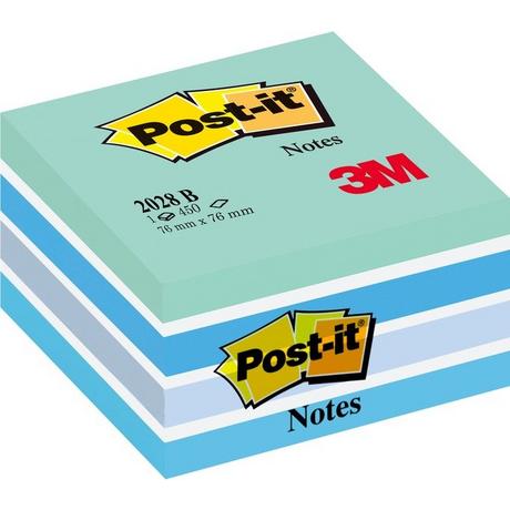 Post-It Post-it Cube de notes 76 x 45 x 76 mm 450 feuilles pastel  