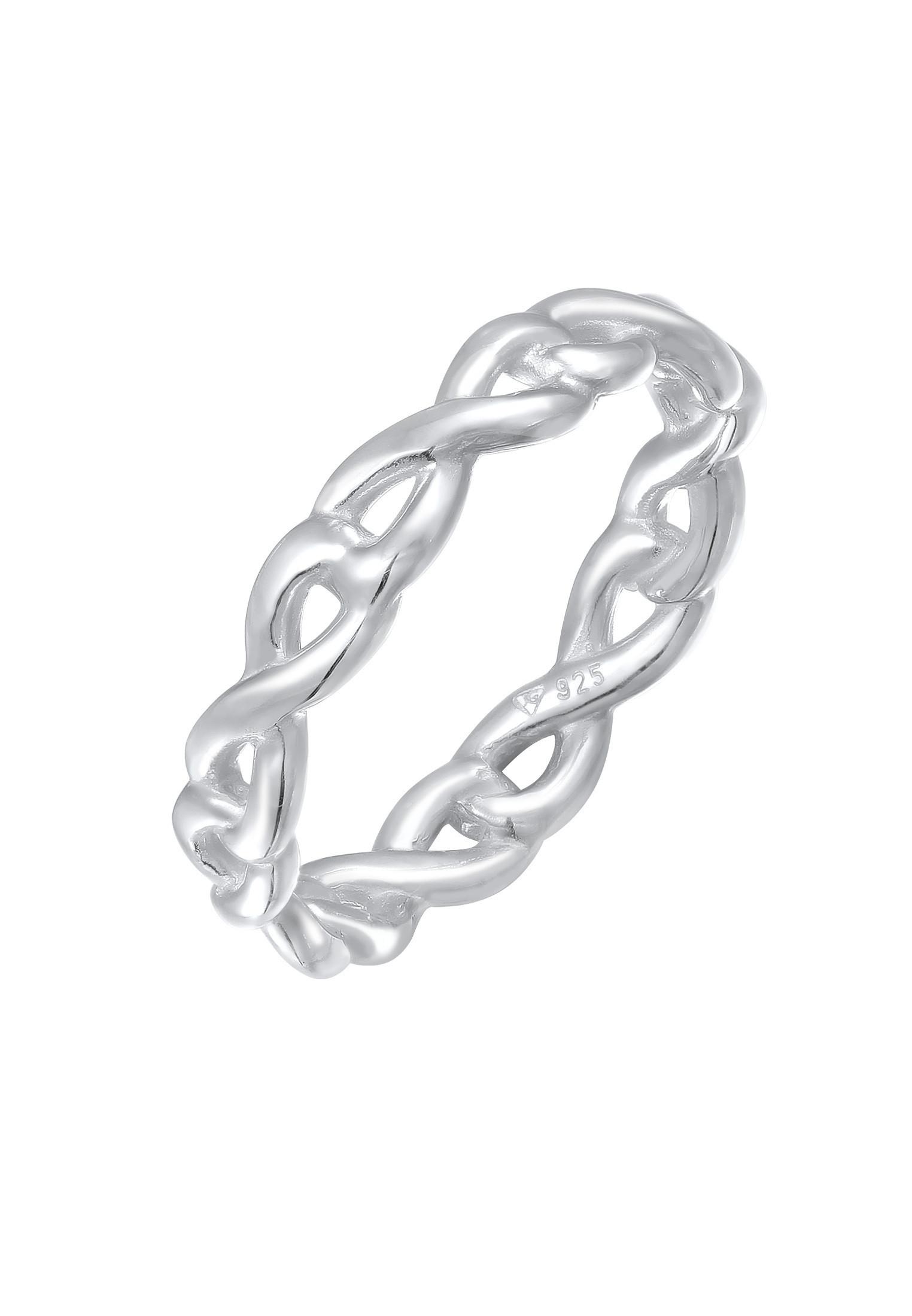 Image of Ring Unendlichkeit Symbol Damen Silber 56mm