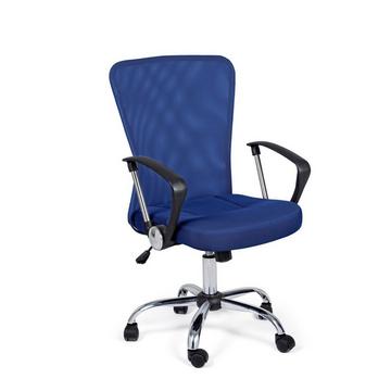 Chaise de bureau Brisbane bleu