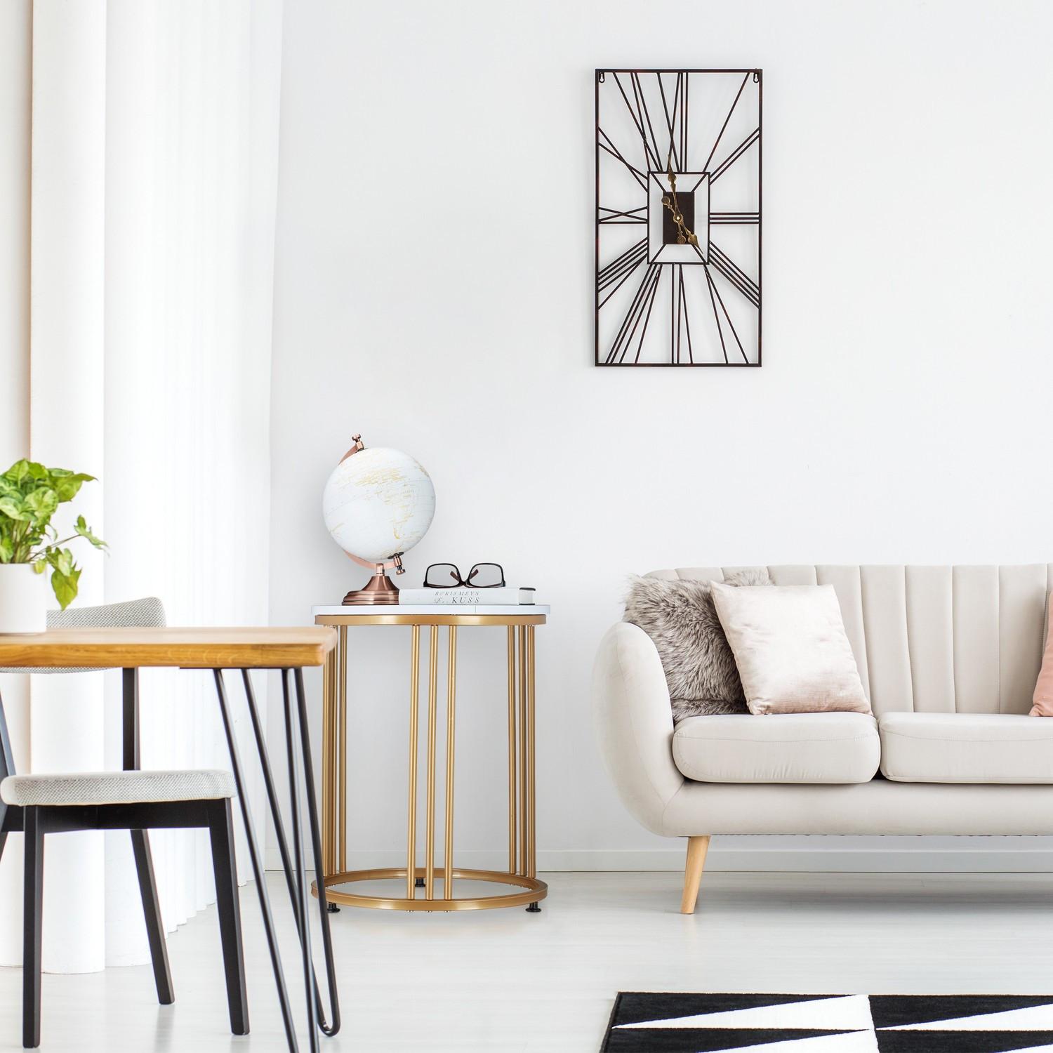 Northix Beistelltisch aus Marmor  