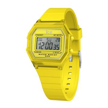 Ice Digit Retro Electric Yellow Clear Small