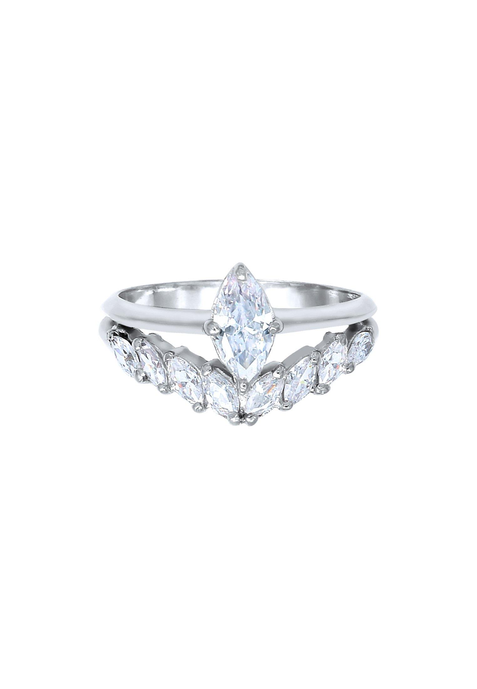 Elli  Ring Marquise Zirkonia 