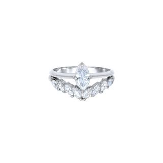 Elli  Ring Marquise Zirkonia 