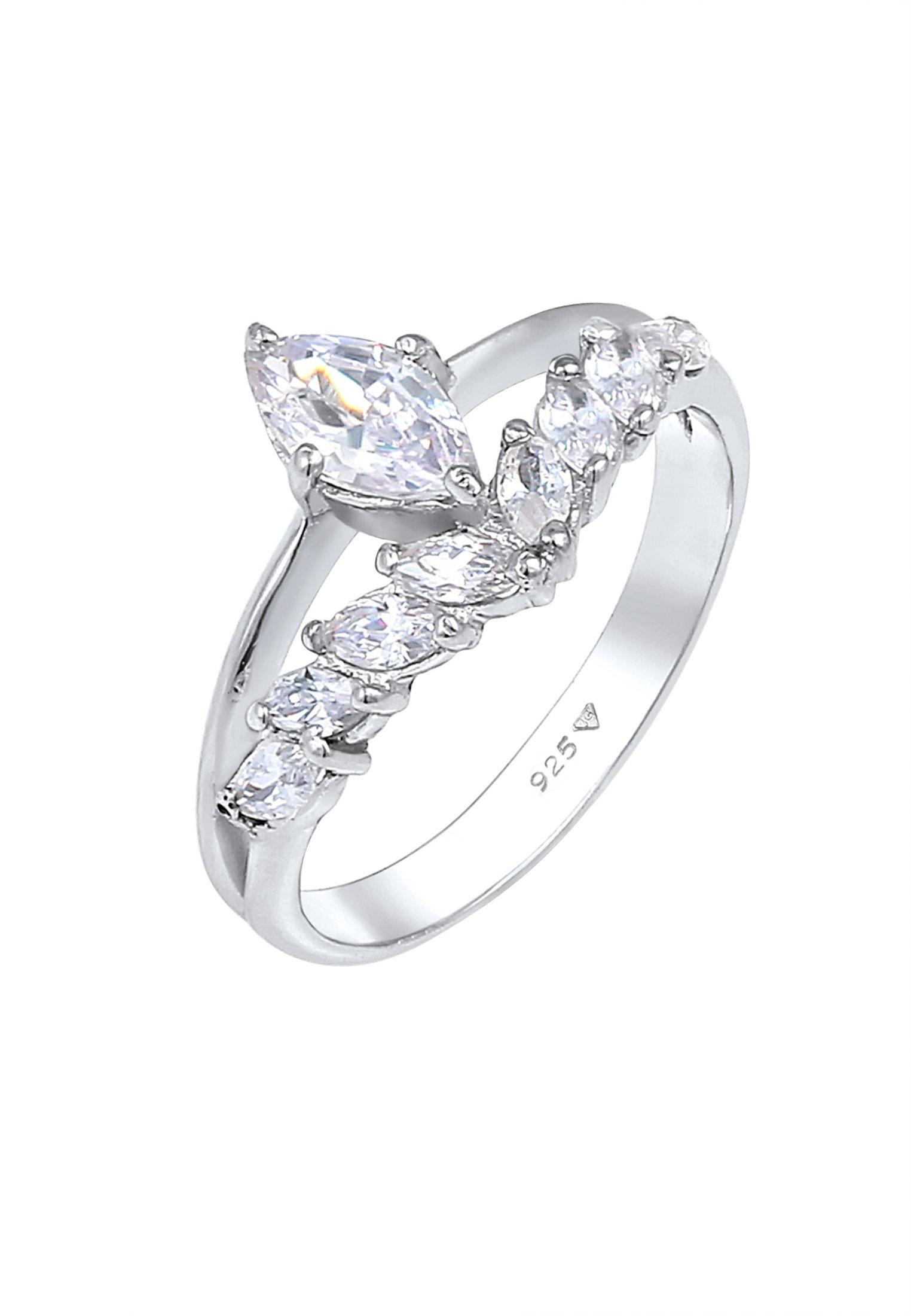 Elli  Ring Marquise Zirkonia 