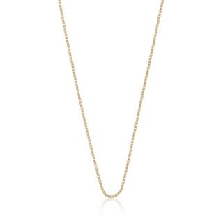 MUAU Schmuck  Collier Venezianer Gelbgold 750, 1mm, 50cm 