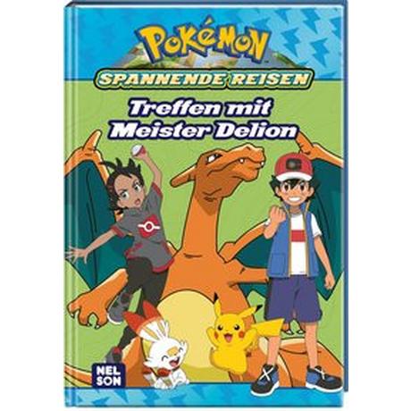 Pokémon Lesebuch: Spannende Reisen: Treffen mit Meister Delion Sparrer, Petra (Übersetzung) Gebundene Ausgabe 