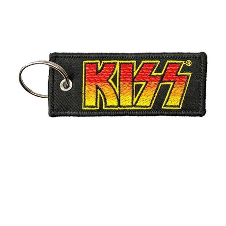 KISS Doppelseitiger bestickter Schlüsselanhänger  