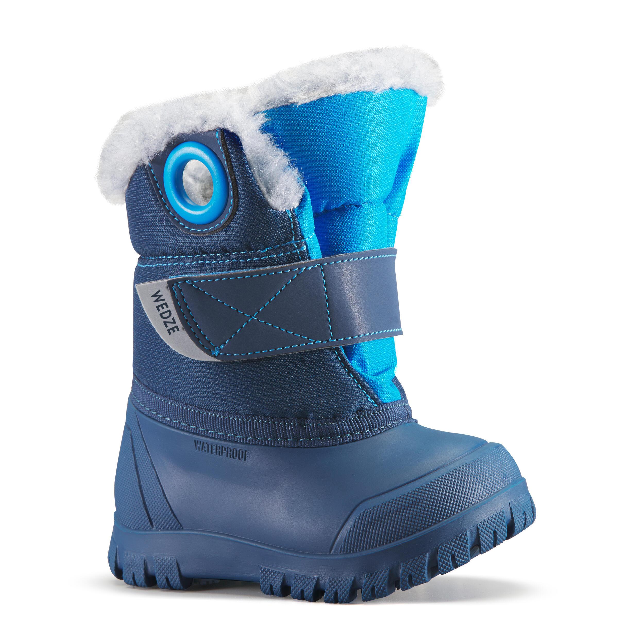 Image of Schneestiefel - Bb Xwarm Unisex Blau Bedruckt 24/25