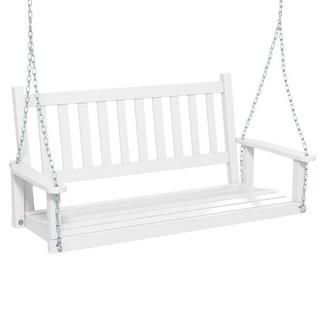 B2X Panca sospesa a 2 posti in legno massiccio, dondolo  