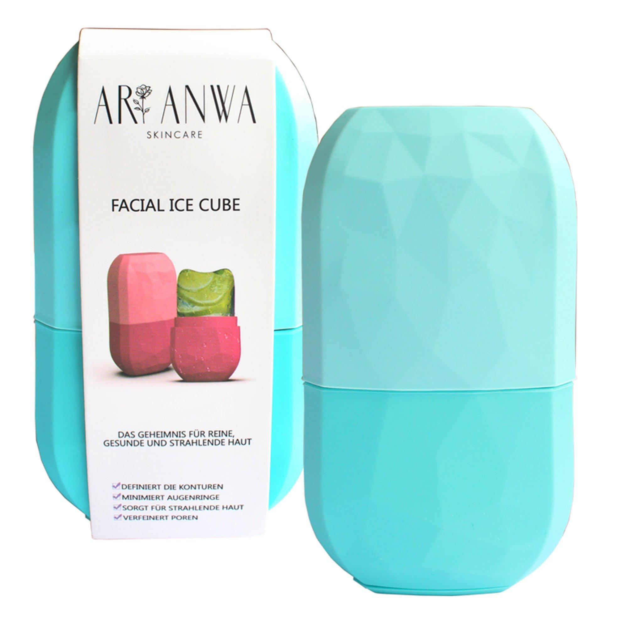 Image of Facial Ice Cube Blue- Massage Roller Tool Damen Hellblau 180g